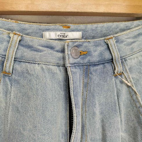 emor tuck wide denim pants domestic レディース M
