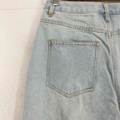 emor tuck wide denim pants domestic レディース M