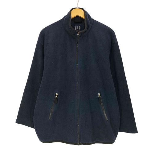 ギャップ Gap 90s OLD 紺タグ ジップアップ フリースジャケット メンズ import:L