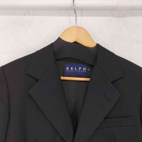 ラルフローレン RALPH LAUREN フロントダーツ ステッチストライプ 3B テーラードジャケット メンズ 9