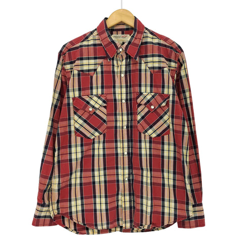 リーバイス Levis RED TAB スナップボタン L/S チェック柄 ウエスタンシャツ メンズ import:L