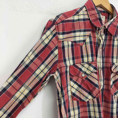リーバイス Levis RED TAB スナップボタン L/S チェック柄 ウエスタンシャツ メンズ import:L