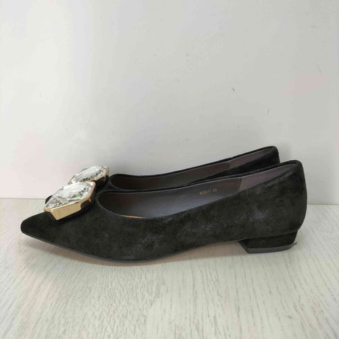 ALUNE SEVEN TWELVE THIRTY ビッグビジューフラットパンプス レディース JPN:23