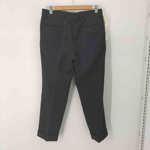 カルーゾ CARUSO J718TZ ウール100% 背抜き シングル 3B シングル テーラードジャケット & 裾ダブル スリムテーパード スラックス メンズ 上下共に46/9R