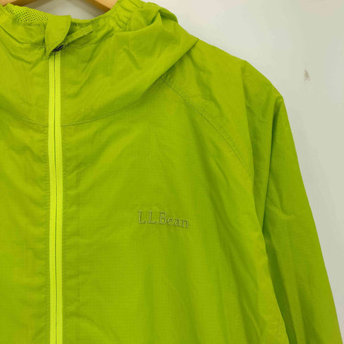 エルエルビーン L.L.Bean ロゴ刺繍 リップストップ ナイロン フーデット ジャケット メンズ import:L