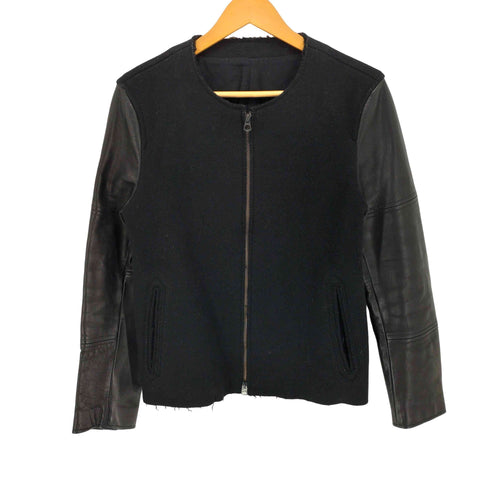 イロコイ Iroquois 後染め二十織 袖レザー切替ジャケット メンズ JPN:1