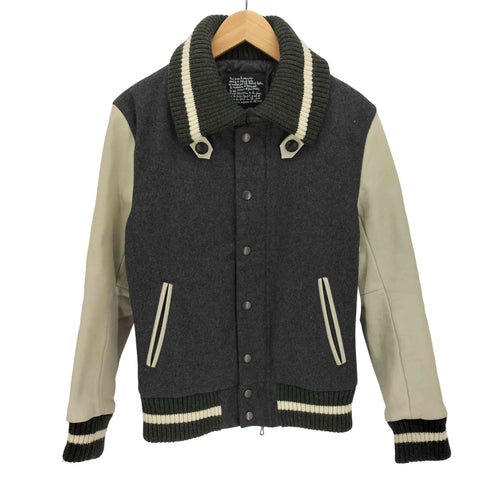 ナノユニバース NANO universe 袖レザー切替 スタジアムジャンパー メンズ