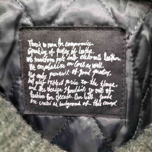 ナノユニバース NANO universe 袖レザー切替 スタジアムジャンパー メンズ