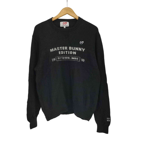 マスターバニーエディション MASTER BUNNY EDITION ロゴ クルーネック L/S ニット メンズ 6