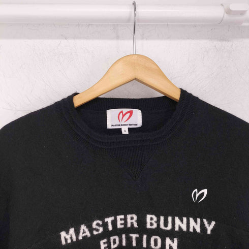マスターバニーエディション MASTER BUNNY EDITION ロゴ クルーネック L/S ニット メンズ 6