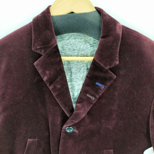 アンダーカバーイズム UNDERCOVERISM 12AW 3B 襟裏レザー ベロアテーラードジャケット メンズ JPN:3