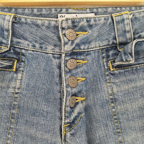 Han ahn soon Y2K フレア カーゴデニムパンツ レディース 23