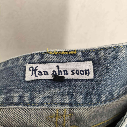 Han ahn soon Y2K フレア カーゴデニムパンツ レディース 23