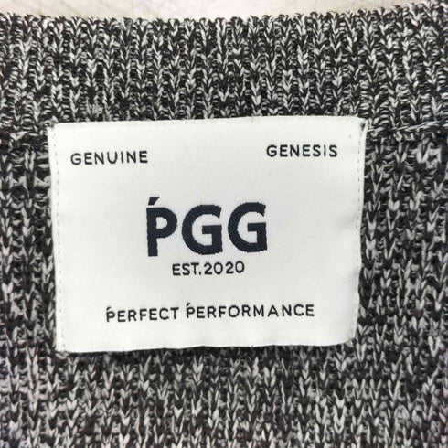 ピージージー PGG ポリエステルヤーン クルーネック L/S ニット メンズ