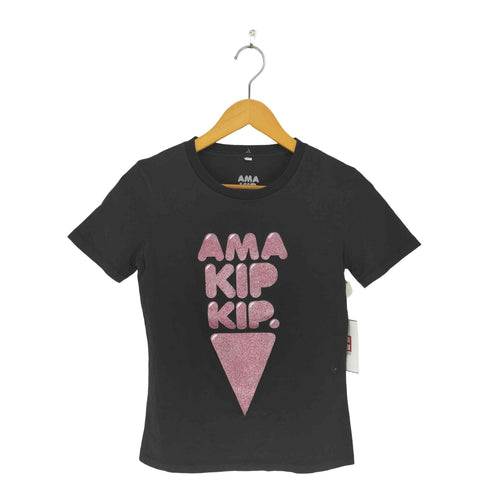 AMA KIP KIP Y2K ラメロゴ チビT レディース JPN:M