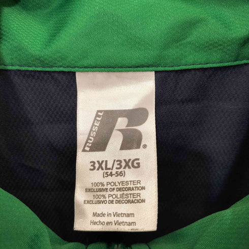 ラッセルアスレチック RUSSELL ATHLETIC ノートルダム ハーフジップ ジャケット メンズ 3XL