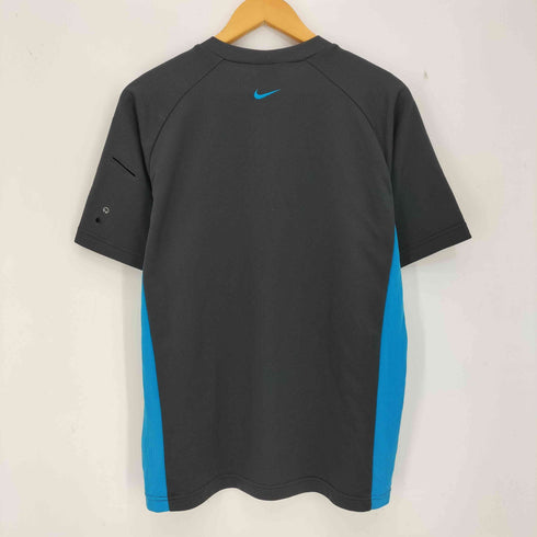 ナイキ NIKE 00s FIT DRY スウッシュロゴ刺繍 ジャージー Tシャツ メンズ import:XL