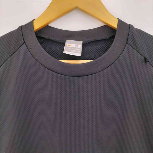 ナイキ NIKE 00s FIT DRY スウッシュロゴ刺繍 ジャージー Tシャツ メンズ import:XL