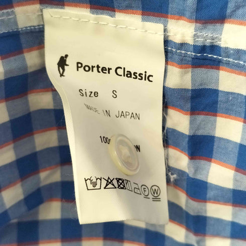 ポータークラシック PORTER CLASSIC ROLL UP TRICOLOR SHIRT メンズ JPN:S
