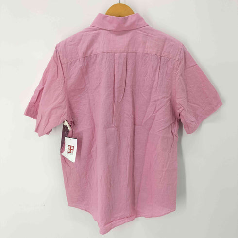 ピーエスポールスミス PS Paul Smith パームツリー ヤシの木 モチーフ リネンコットン 半袖シャツ メンズ import:L