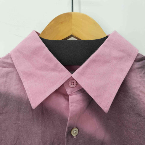 ピーエスポールスミス PS Paul Smith パームツリー ヤシの木 モチーフ リネンコットン 半袖シャツ メンズ import:L