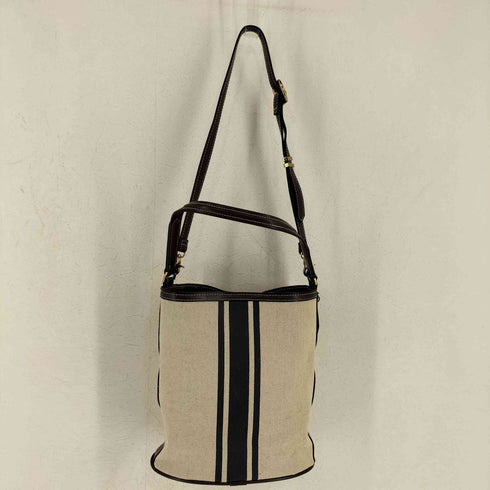 ザラ ZARA キャンバス レザー コンビ 2way バケットトート バッグ レディース