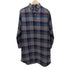 インディヴィジュアライズドシャツ individualized shirts USA製 マドラスチェック フランネル プルオーバー シャツ ワンピース レディース 14 1/2-29