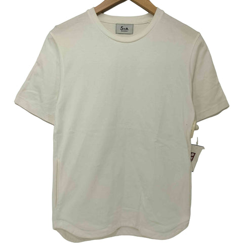 #FFFFFFT STIR カンガルーポケット 白Tシャツ ドレス レディース JPN:1