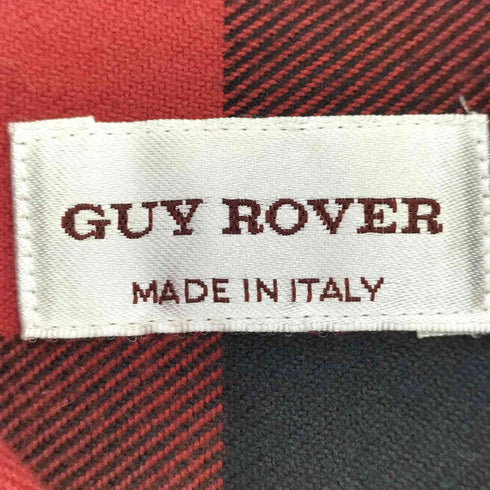 ギローバー GUY ROVER 別注 ブロックチェック ミリタリー シャツ メンズ