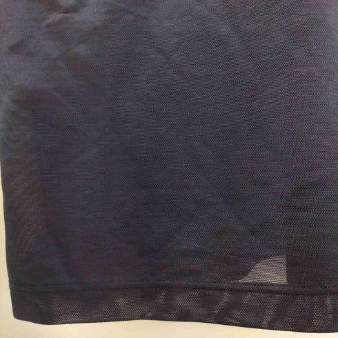 カールカナイ Karl Kani 90s ロゴ刺繍 ハーフジップ プルオーバー ゲームシャツ シアー メンズ L