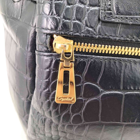 LEATHER JEWELS COCCOLUX クロコ型押し トートバッグ レディース