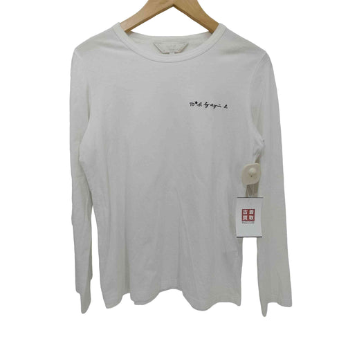 トゥービーバイアニエスベー To b. by agnes b. ロゴ刺繍 L/S Tシャツ カットソー レディース FR:38