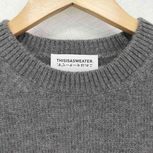 ヨネトミ Yonetomi THISISASWEATER カシミヤ ウール セーター メンズ JPN:2