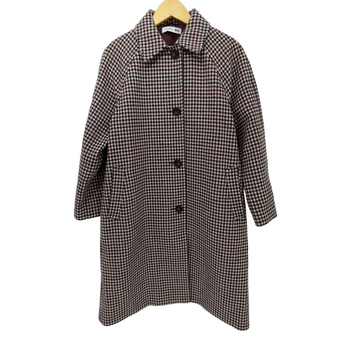 ユニクロジェイダブリューアンダーソン UNIQLO JW ANDERSON チェック ステンカラーコート Sサイズ メンズ JPN:S