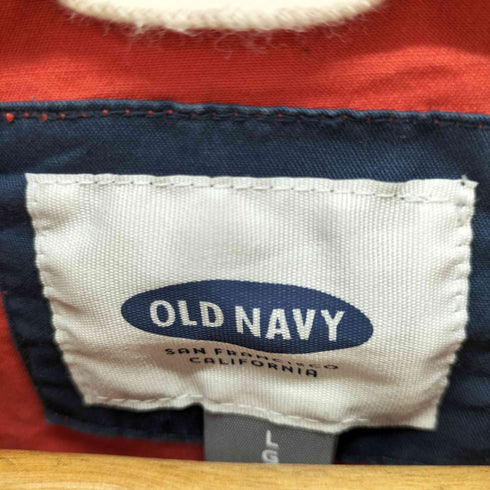 オールドネイビー OLD NAVY colorblock pop brick of time コットンアノラック メンズ import:L