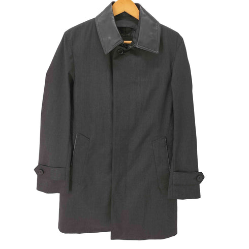 ケントアンドカーウェン KENT&CURWEN 襟切替 比翼ステンカラーコート メンズ JPN:S