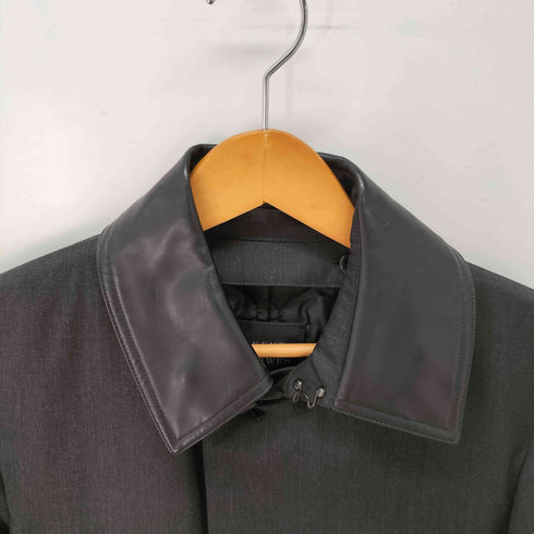 ケントアンドカーウェン KENT&CURWEN 襟切替 比翼ステンカラーコート メンズ JPN:S