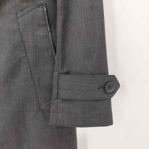 ケントアンドカーウェン KENT&CURWEN 襟切替 比翼ステンカラーコート メンズ JPN:S