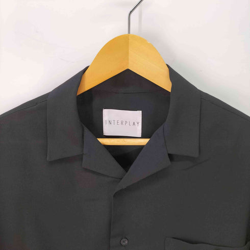 INTERPLAY Open Collar S/S Over Size Shirt メンズ FREE