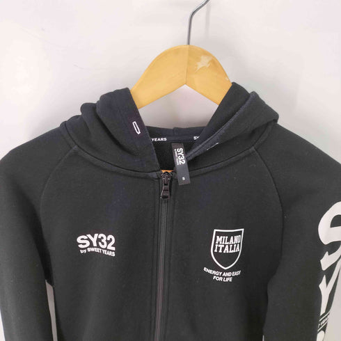 エスワイサーティトゥー SY32 by SWEET YEARS SHIELD LOGO ZIP HOODIE メンズ JPN:S