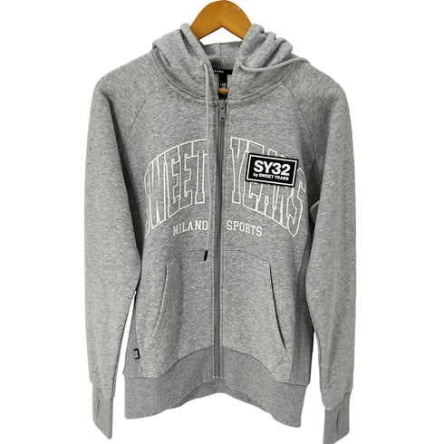 エスワイサーティトゥー SY32 by SWEET YEARS MIX LOGO ZIP HOODIE メンズ JPN:S