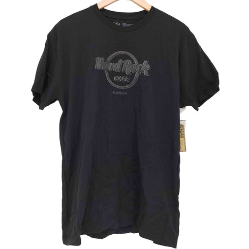 ハードロックカフェ Hard Rock Cafe MUNICH 3Dプリント クルーネック S/S プリントTシャツ メンズ import:L