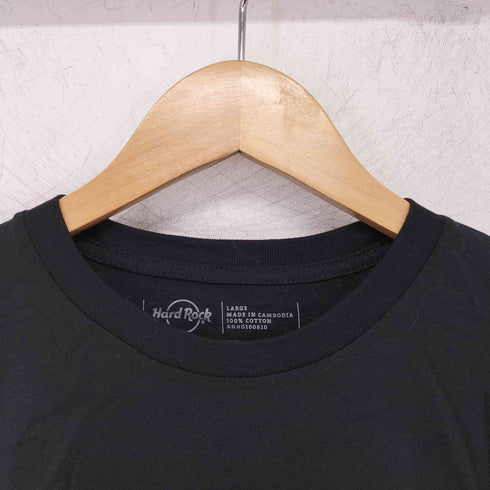 ハードロックカフェ Hard Rock Cafe MUNICH 3Dプリント クルーネック S/S プリントTシャツ メンズ import:L