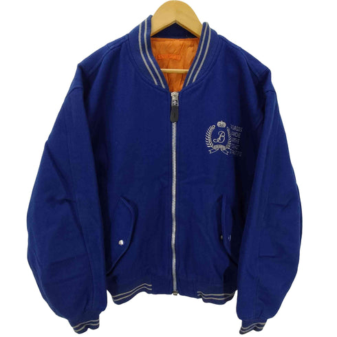 Votre Necessite CAPORAL FOR MEN 裏地キルティング リバーシブル 両面 刺繍 バーシティー ボンバー ジャケット スタジャン メンズ FREE