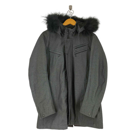 ニコルクラブフォーメン NICOLE CLUB FOR MEN ファーフーデッドジャケット メンズ