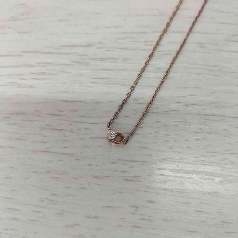 SV925刻印 ラインストーンネックレス レディース ONE SIZE