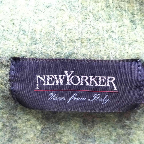 ニューヨーカー NEWYORKER ヘンリーネックニット メンズ JPN:L