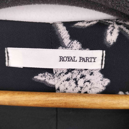 ロイヤルパーティー ROYAL PARTY 花柄プリーツロングフレアワンピース レディース FREE