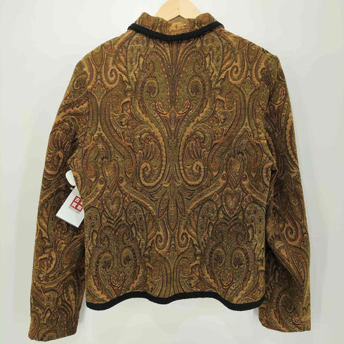 giancarlo ferrari 90s ゴブラン織 ペイズリー柄 ジップアップジャケット レディース 14