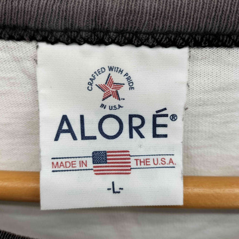 アローレ ALORE 90-00S USA製 リンガー S/S Tシャツ メンズ import:L